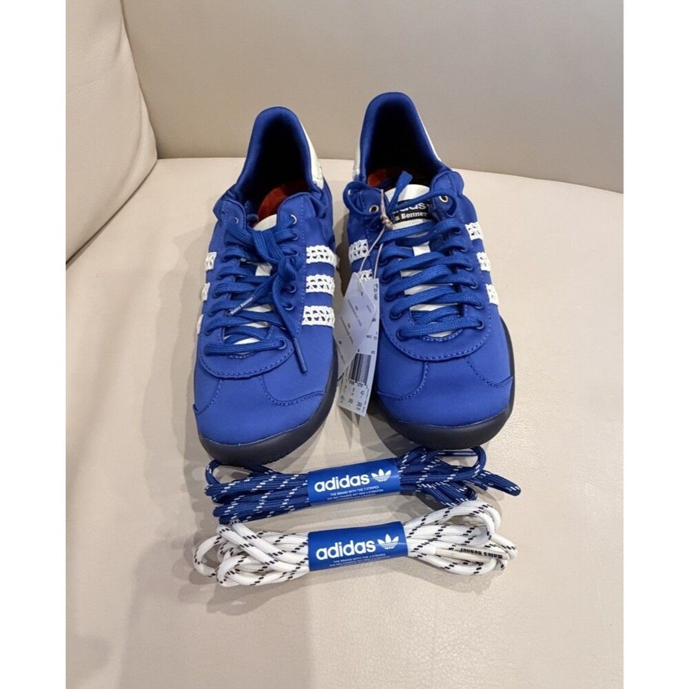 adidas Originals x Wales Bonner Karintha Lo Satin Royal Blue Mens Size 8.5